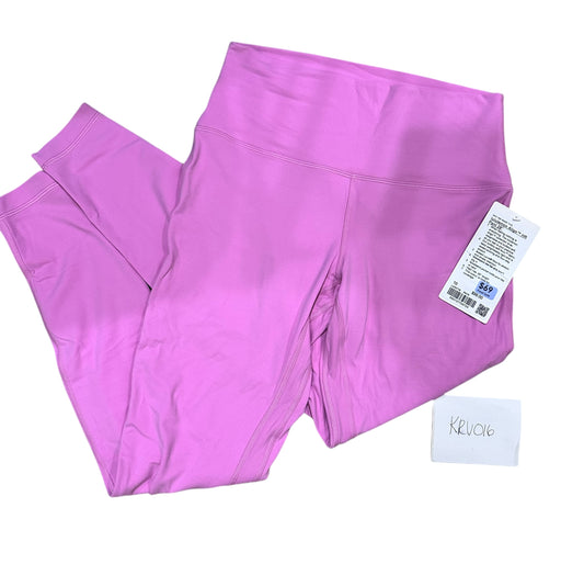 Lululemon Align High-Rise Pant 28" size 10 Pink Frosting $55
