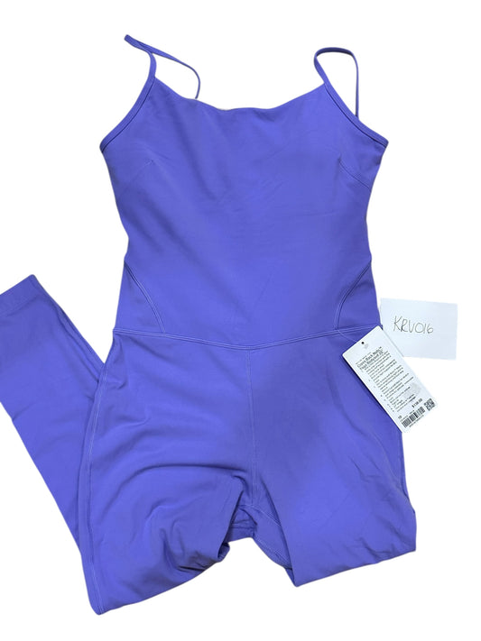 Lululemon Cross-Back Nulu Yoga Bodysuit 25" size 10 Dark Lavender $65
