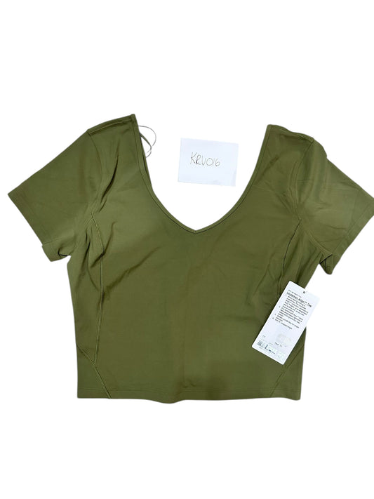Lululemon Align Tee size 12 Bronze Green $45