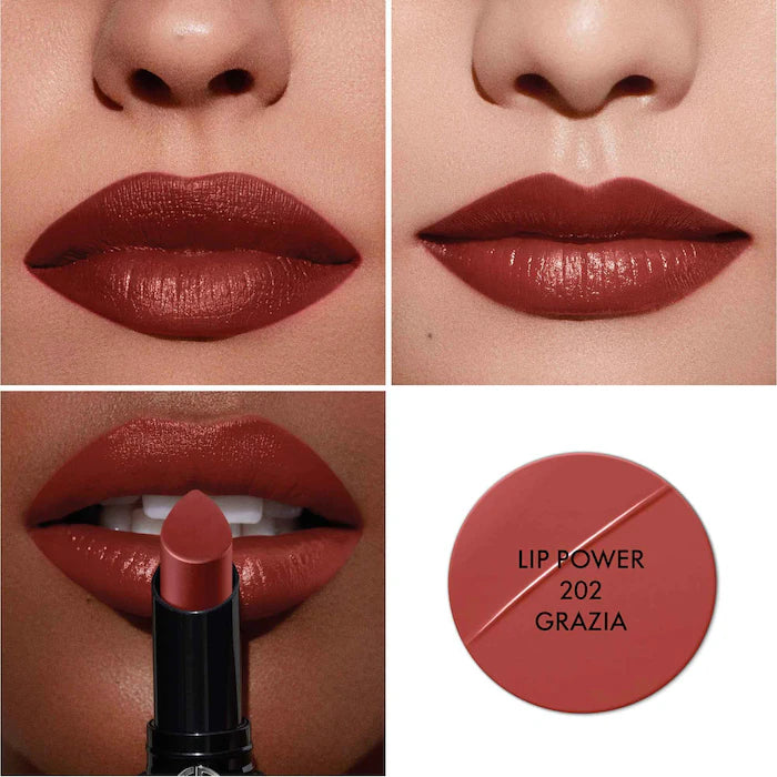 ARMANI Lip Power Longwear Satin Lipstick