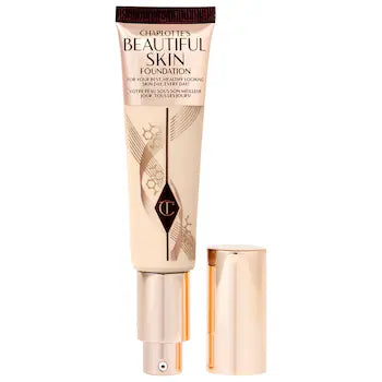 Charlotte Tilbury 
Beautiful Skin Medium Coverage Liquid Foundation with Hyaluronic Acid