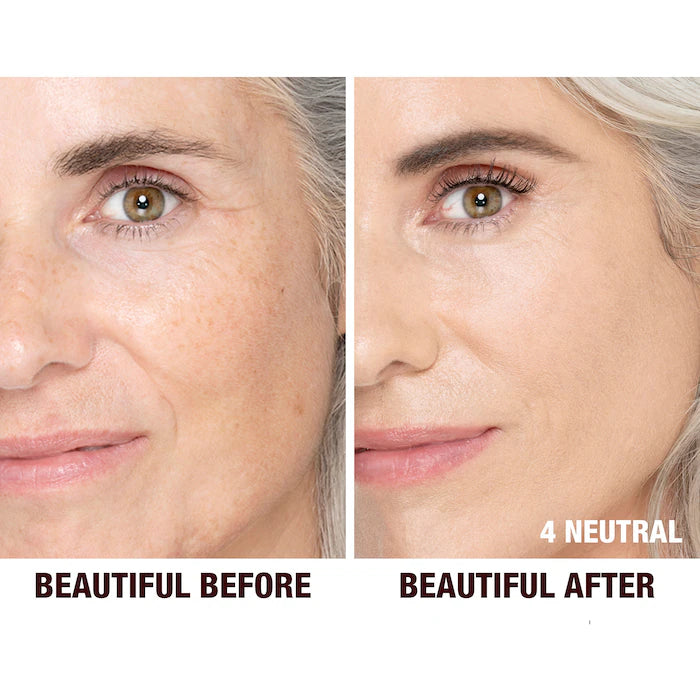 Charlotte Tilbury 
Beautiful Skin Medium Coverage Liquid Foundation with Hyaluronic Acid