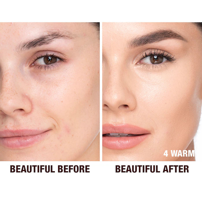 Charlotte Tilbury 
Beautiful Skin Medium Coverage Liquid Foundation with Hyaluronic Acid