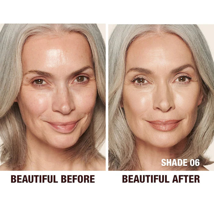 Charlotte Tilbury 
Beautiful Skin Medium to Full Coverage Radiant Concealer with Hyaluronic Acid