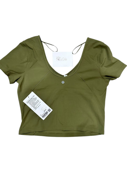 Lululemon Align Tee size 12 Bronze Green $45